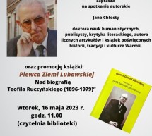 Spotkanie z autorem książki o Teofilu Ruczyńskim