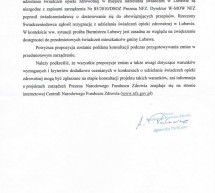 Odpowiedź Prezesa NFZ w sprawie ambulatorium w Lubawie