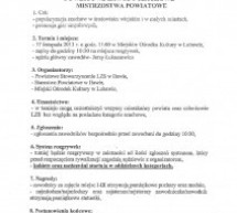 Regulamin Powiatowych Mistrzostw Powiatowych w Szachach Regulamin Powiatowych Mistrzostw Powiatowych w Szachach