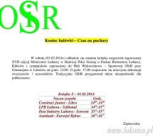 Ostatnia kolejka i…czas na puchary! Ostatnia kolejka i…czas na puchary!