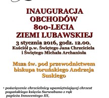 Inauguracja Obchodów 800-lecia ziemi lubawskiej