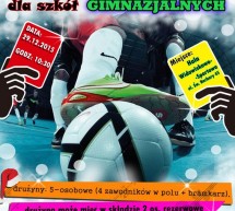 Świąteczny Turniej Halowej Piłki Nożnej dla Gimnazjum Świąteczny Turniej Halowej Piłki Nożnej dla Gimnazjum