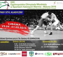 Ogólnopolska Olimpiada Młodzieży w zapasach już za tydzień Ogólnopolska Olimpiada Młodzieży w zapasach już za tydzień