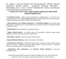 Informacja o funkcjonowaniu lubawskich jednostek publicznych