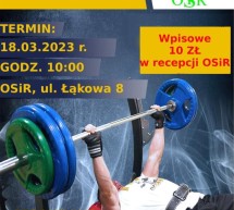 Zawody siłowe w wyciskaniu sztangi Zawody siłowe w wyciskaniu sztangi