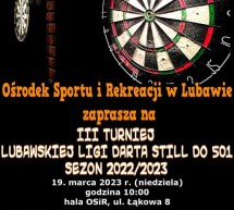 III Turniej Lubawskiej Ligi Darta III Turniej Lubawskiej Ligi Darta