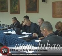 XXX Sesja Rady Miasta Lubawa – wideo relacja