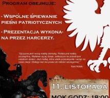 Wieczornica patriotyczna z okazji 11 listopada Wieczornica patriotyczna z okazji 11 listopada