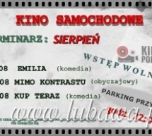 Sierpniowe kino samochodowe Sierpniowe kino samochodowe