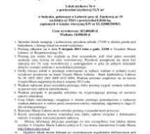 Przetarg na sprzedaż nieruchomości przy ul. Zamkowej Przetarg na sprzedaż nieruchomości przy ul. Zamkowej