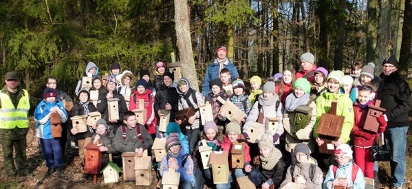 Akcja ekologiczna ,,Budki lęgowe dla ptaków” Akcja ekologiczna ,,Budki lęgowe dla ptaków”