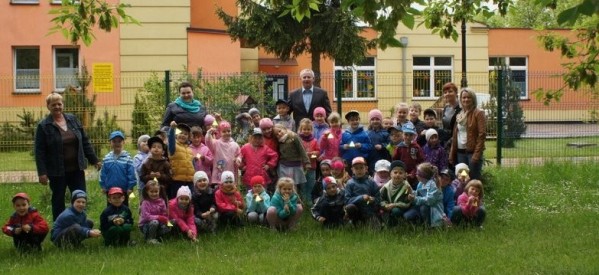 Przedszkolaki w odwiedzinach u burmistrza miasta