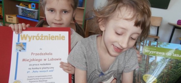 Wyróżnienie dla Przedszkola Miejskiego w Lubawie Wyróżnienie dla Przedszkola Miejskiego w Lubawie