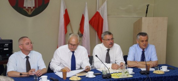 Władze województwa na spotkaniu w Lubawie