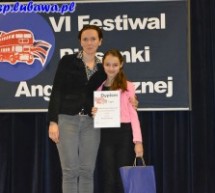 II miejsce Dominiki w VI Festiwalu Piosenki Anglojęzycznej II miejsce Dominiki w VI Festiwalu Piosenki Anglojęzycznej