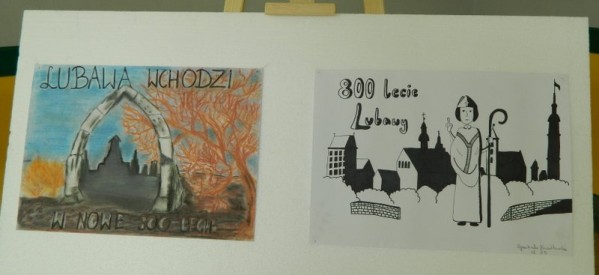 „Lubawa siedzibą Biskupów Chełmńskich” – konkurs plastyczny w gimnazjum „Lubawa siedzibą Biskupów Chełmńskich” – konkurs plastyczny w gimnazjum