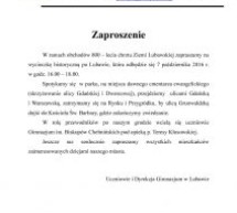 Wycieczka historyczna po Lubawie Wycieczka historyczna po Lubawie