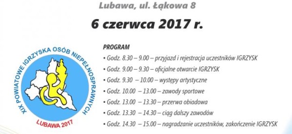 XIX Powiatowe Igrzyska Osób Niepełnosprawnych Lubawa 2017